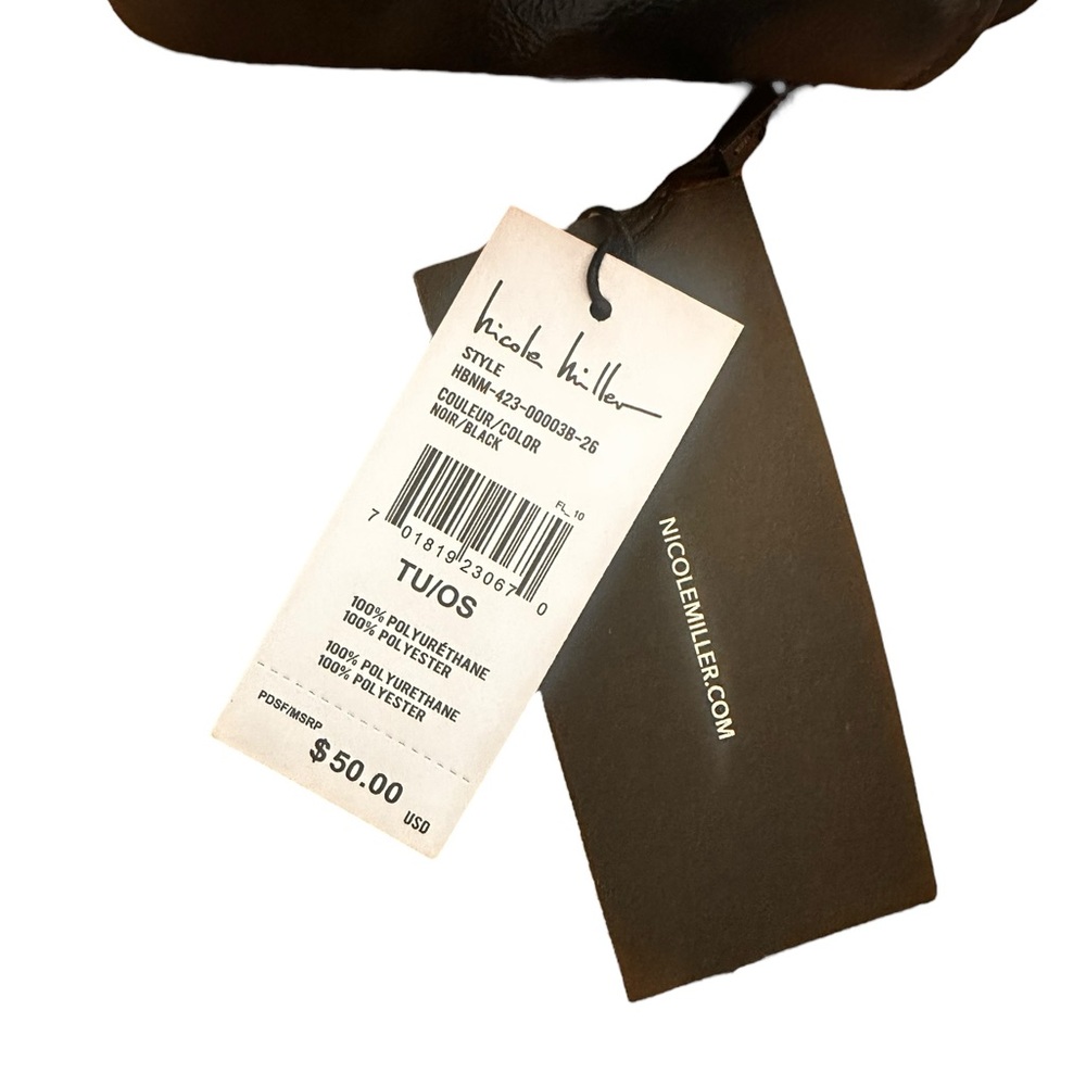 NWT Nicole Miller Black Crossbody - Picture 6 of 6